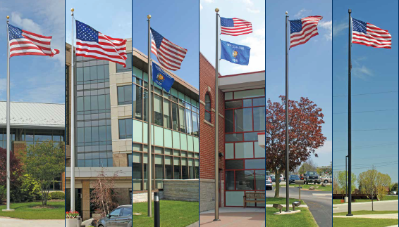 Various Flag Poles