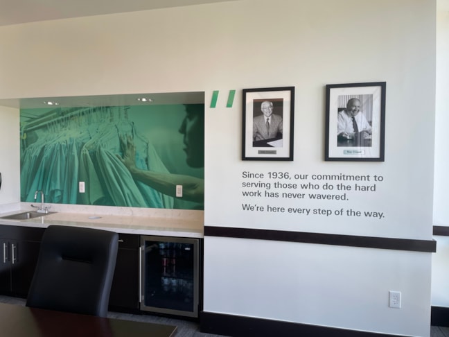 UniFirst Conference Room Wall graphics