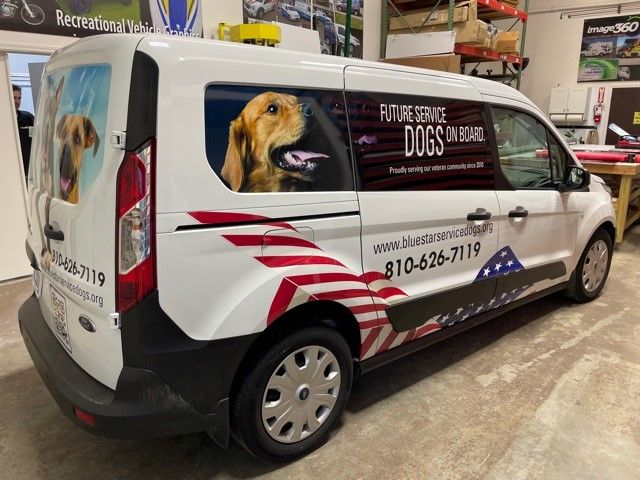 Custom printed vehicle graphics 