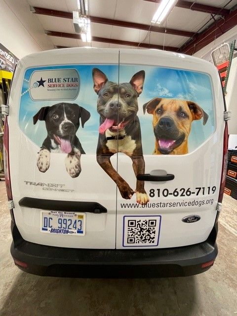 Custom printed vehicle graphics 