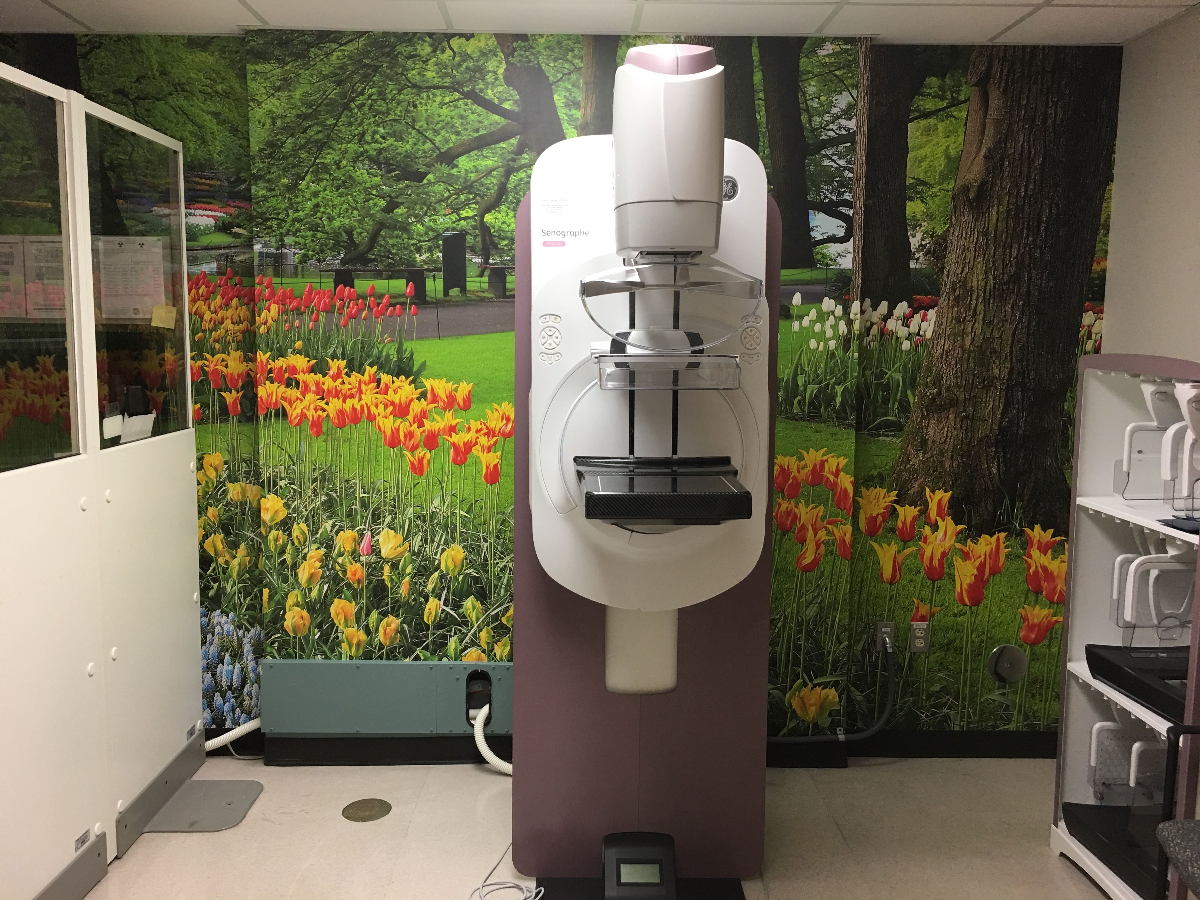 Mammography Unit vinyl graphics