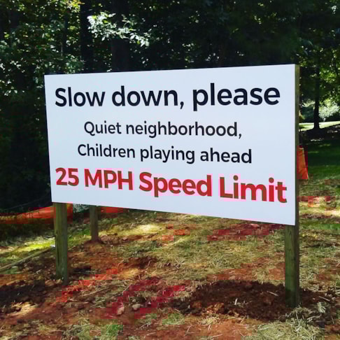 Post and Panel Signs i360 Raleigh RTP