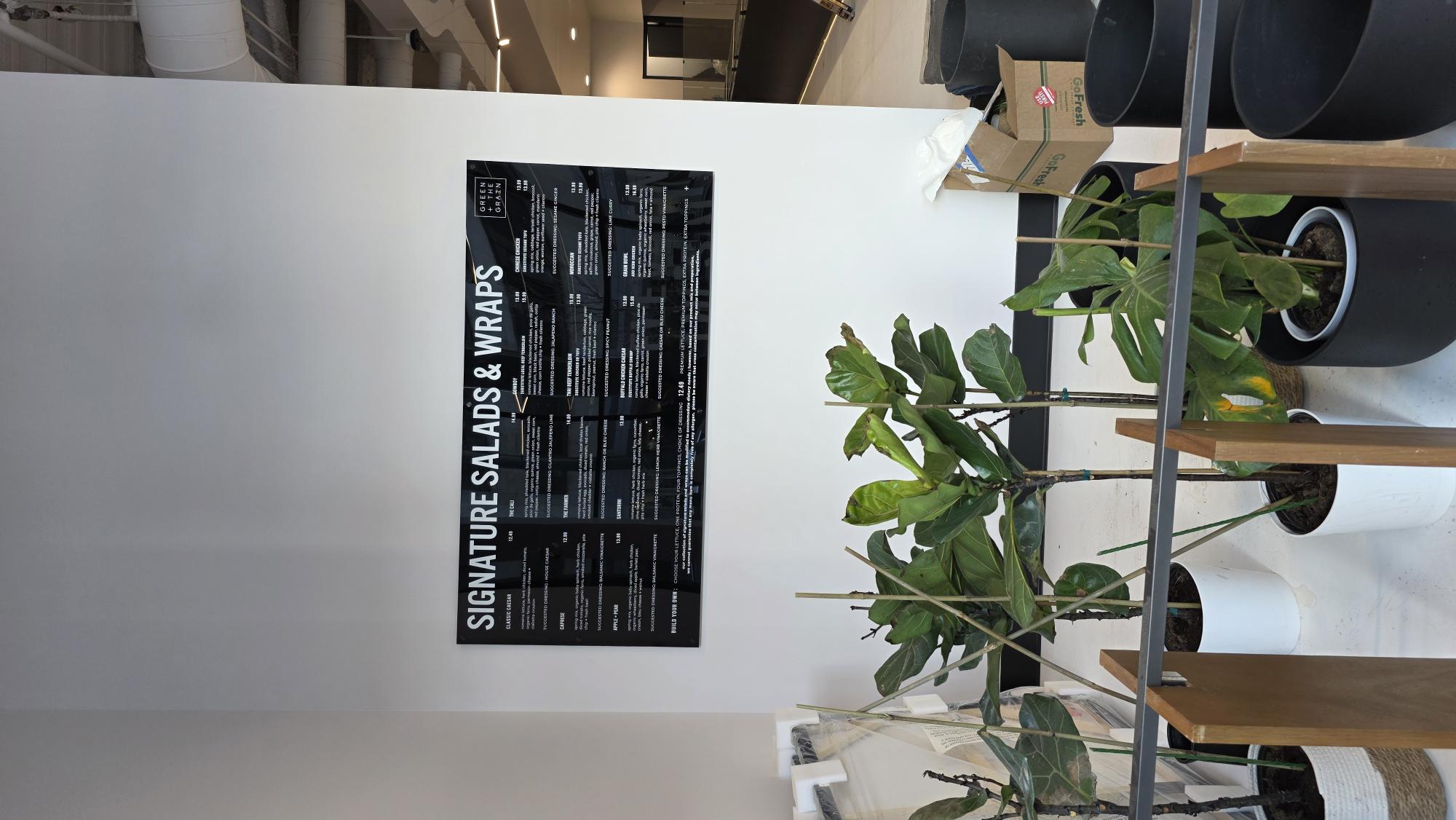 Menu Signs & Price List Signage