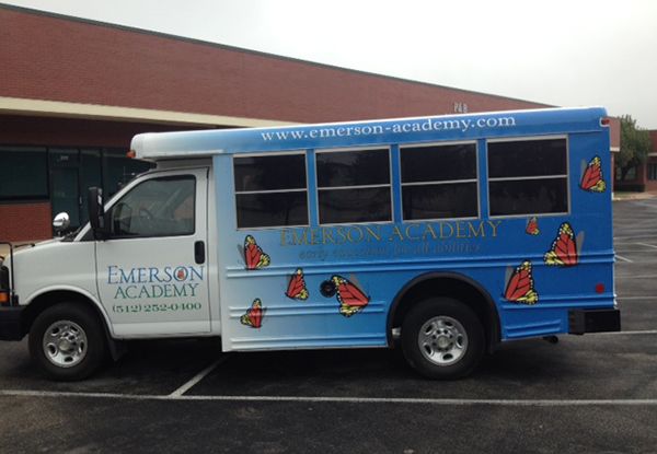  - Vehicle-Graphics-Full-Wrap-Emerson-Academy-Image360-RoundRock-TX
