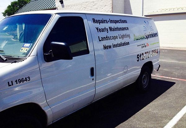  - Vehicle-Graphics-Lettering-sprinklers-Image360-RoundRock-TX