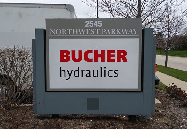 Indoor & Outdoor Business Signs for Bucher Hydraulics - Image360 South Elgin