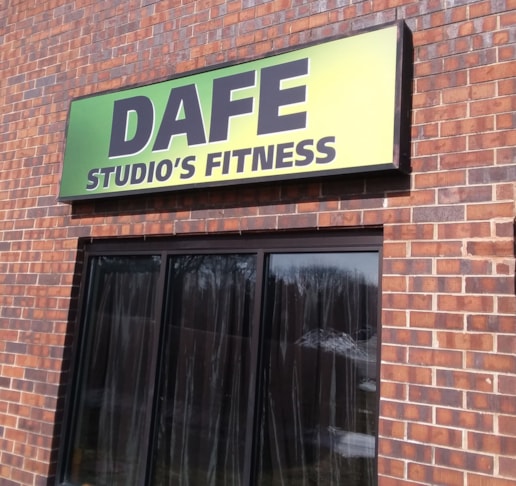 Exterior Signage - Dafe Studio Fitness