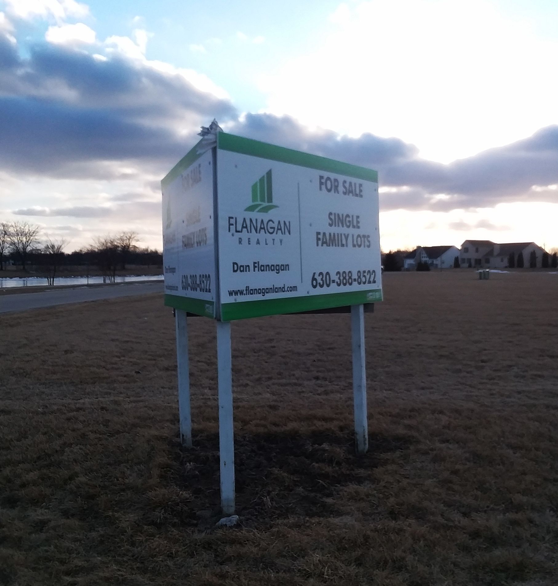 Corrugated Site Signs Realty Oswego, IL