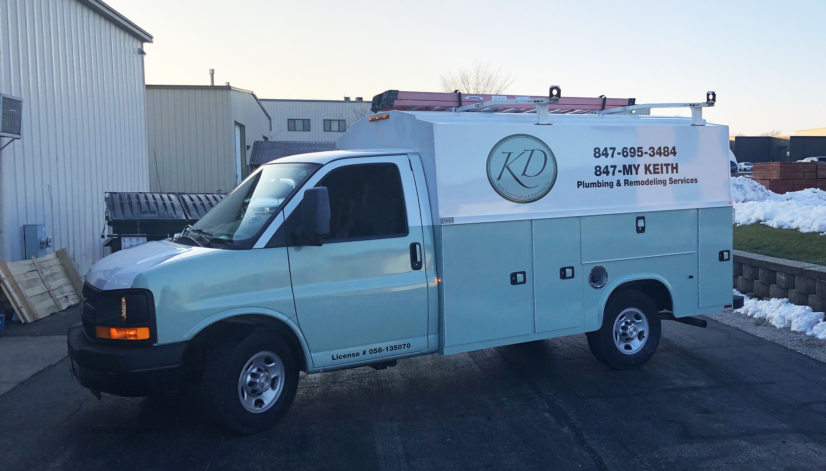 Full Vehicle Wrap for Keith Durso Plumbing & Remodeling in Gilberts, IL