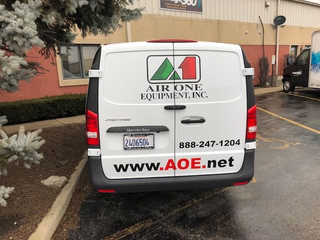 Vehicle Decals for Air One Transit