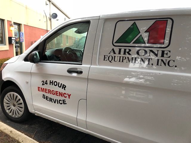 Vehicle Decals for Air One Transit