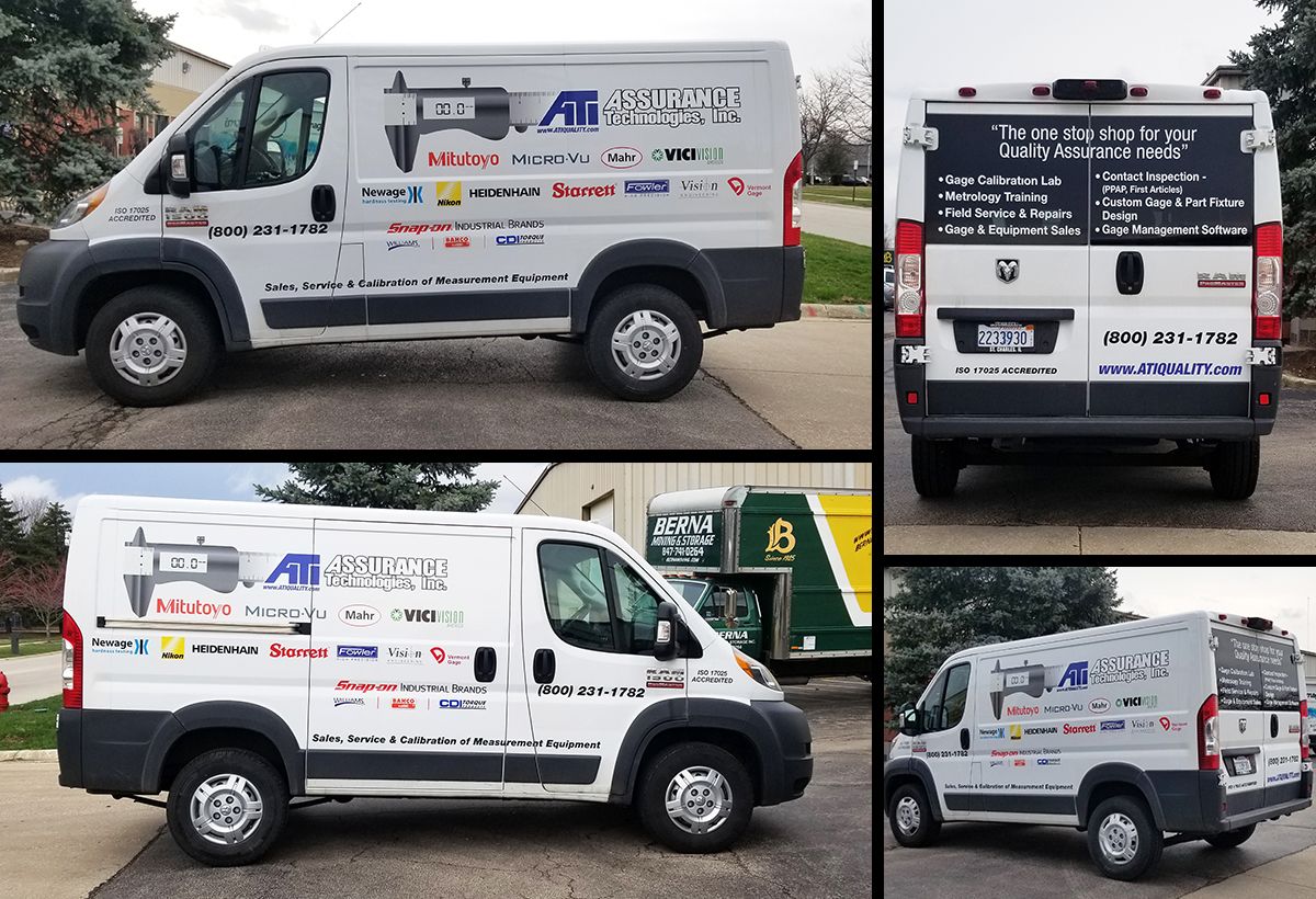Vehicle Decals and Graphics for Assurance Technologies in Bartlett IL