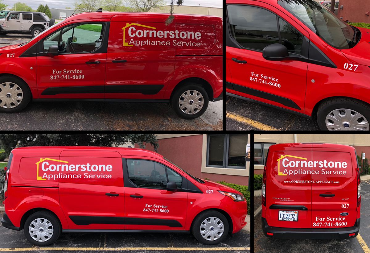 Vehicle Decals & Graphics for Cornerstone Appliance Service
