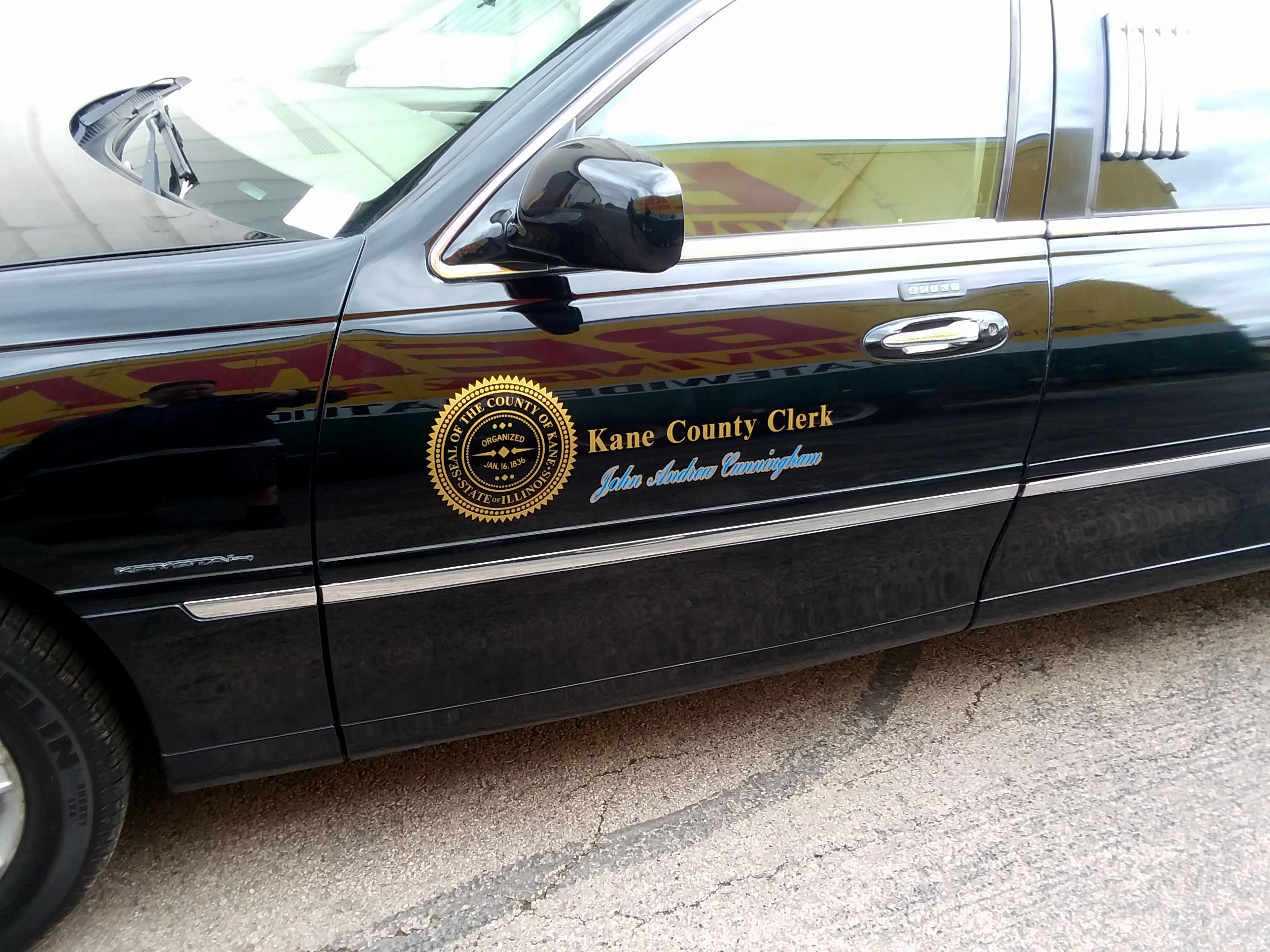 Vehicle Decals for Kane County Clerk