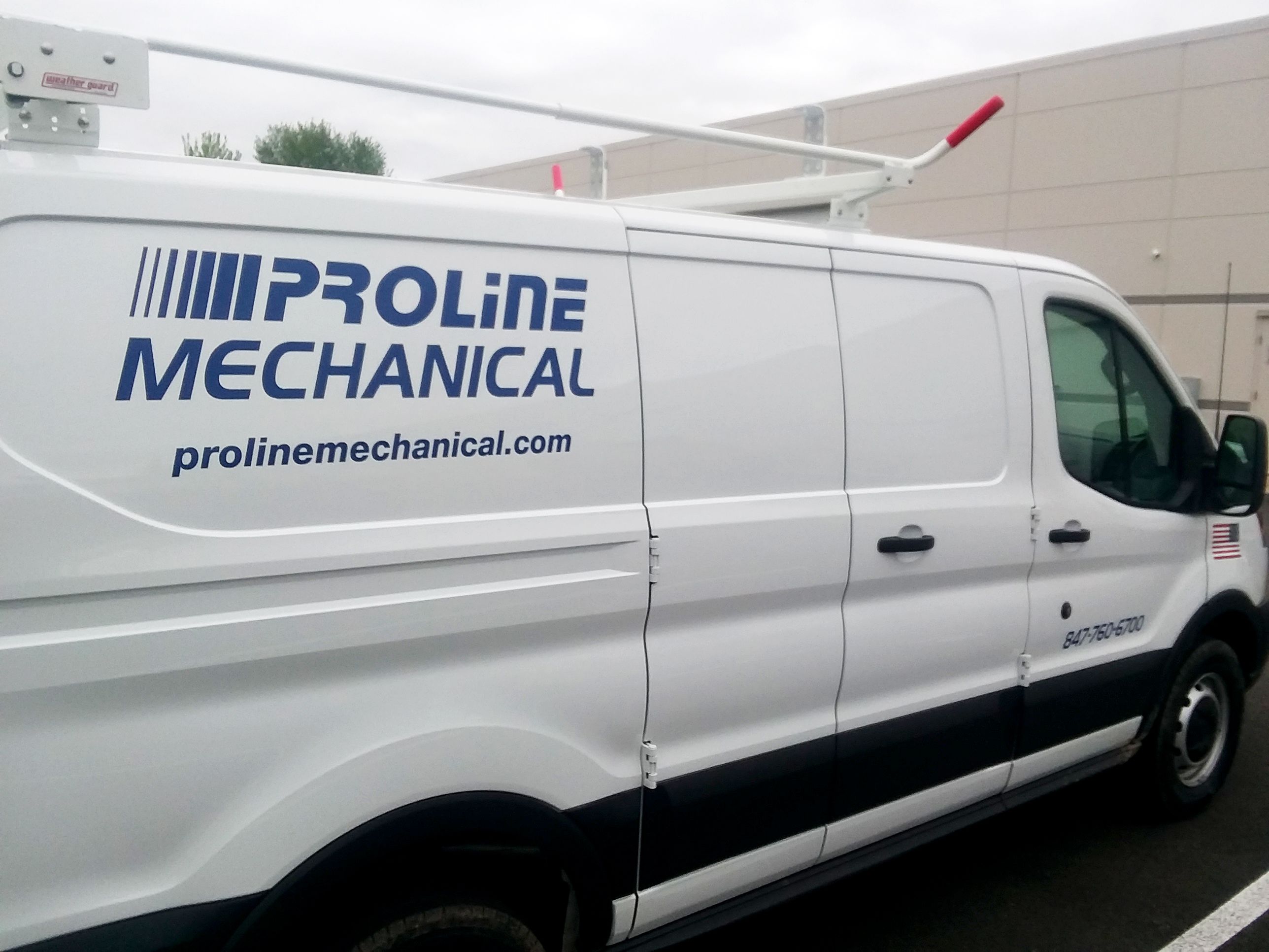 Vehicle Decals for Proline Mechanical in Elgin, IL