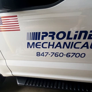 Vehicle Decals for Proline Mechanical in Elgin, IL