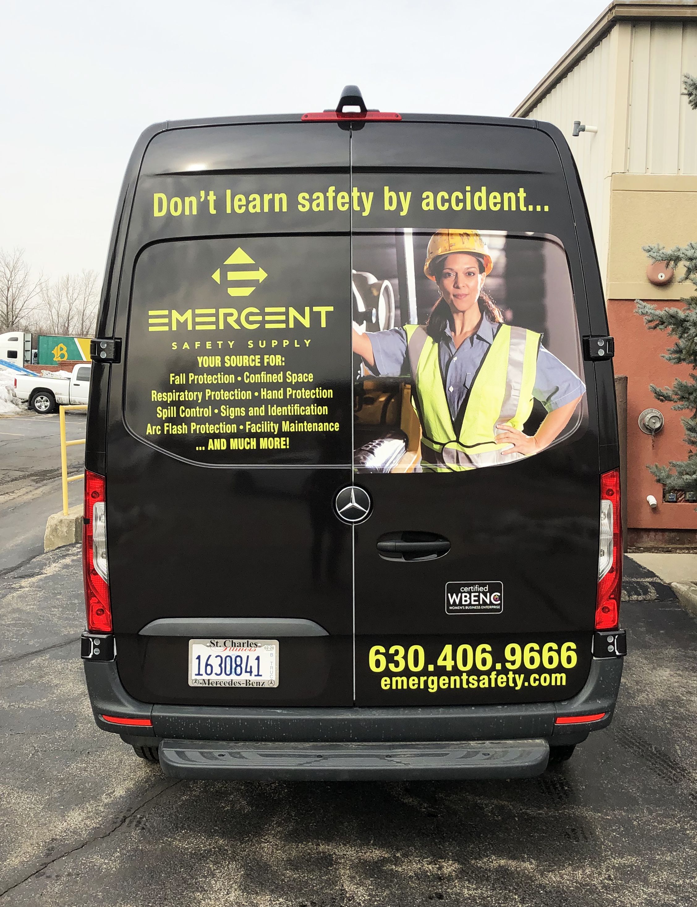 Full Vehicle Wrap for Emergent Safety Supply in Batavia, IL