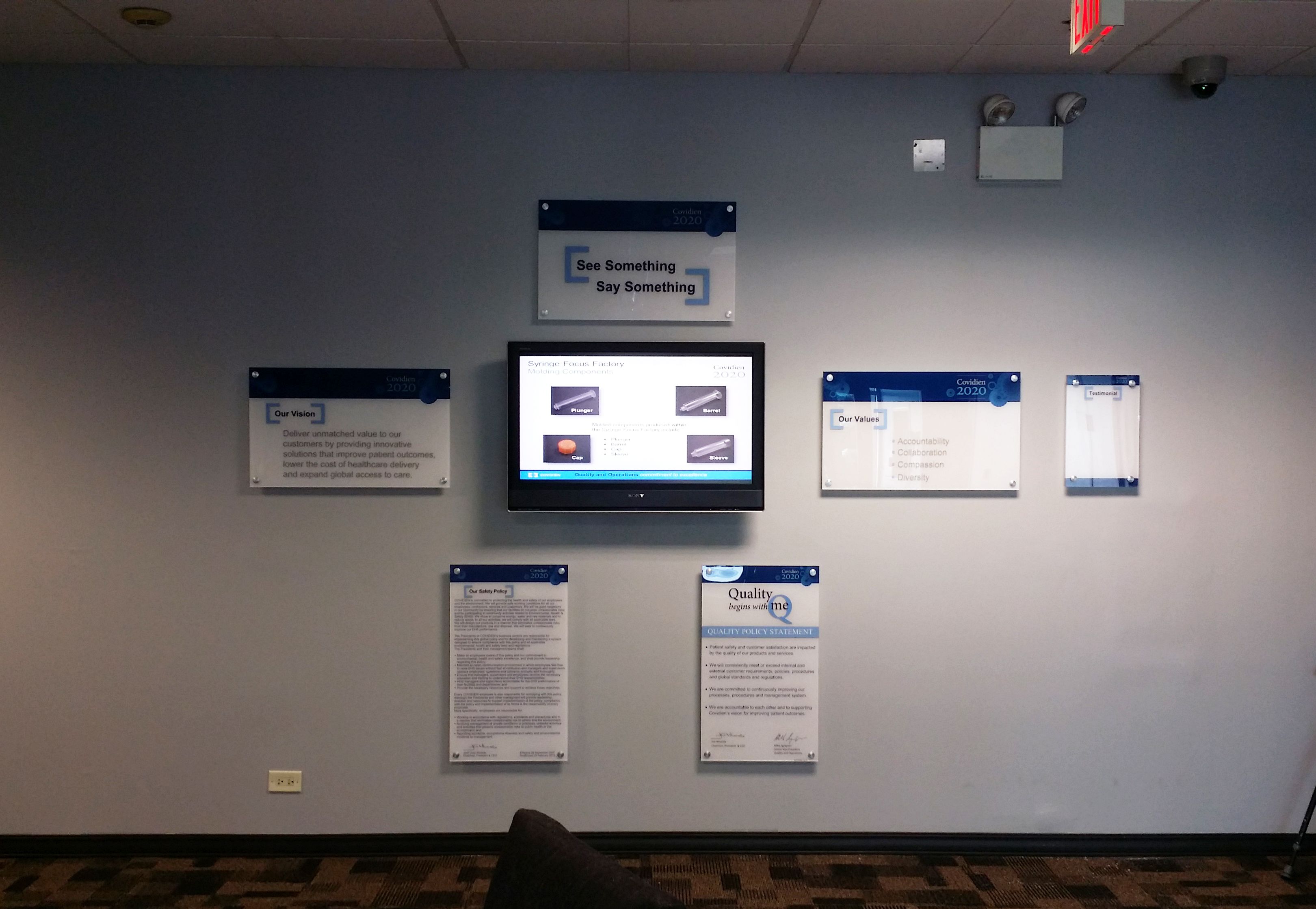 Interior Acrylic Display