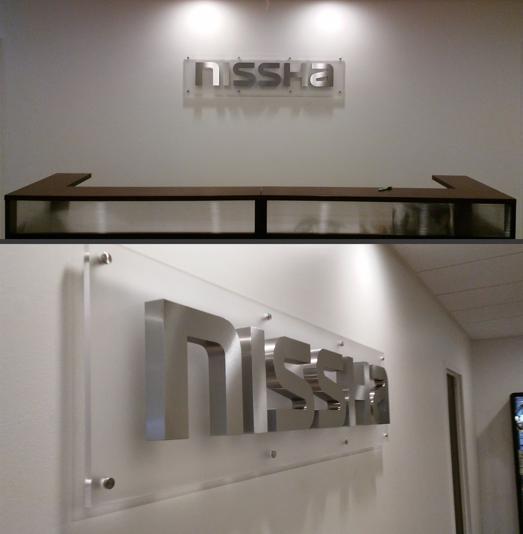 Interior Acrylic Display for Nissha in Schaumburg, IL