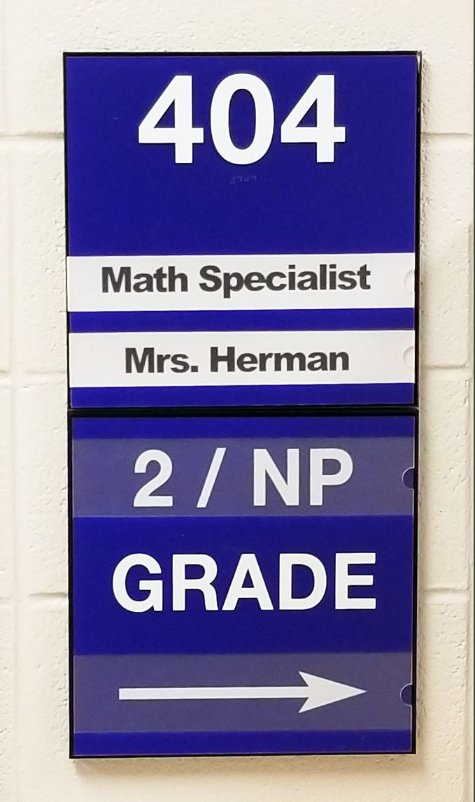 ADA & Disability Signage for Anderson Elementary school in St. Charles, IL 