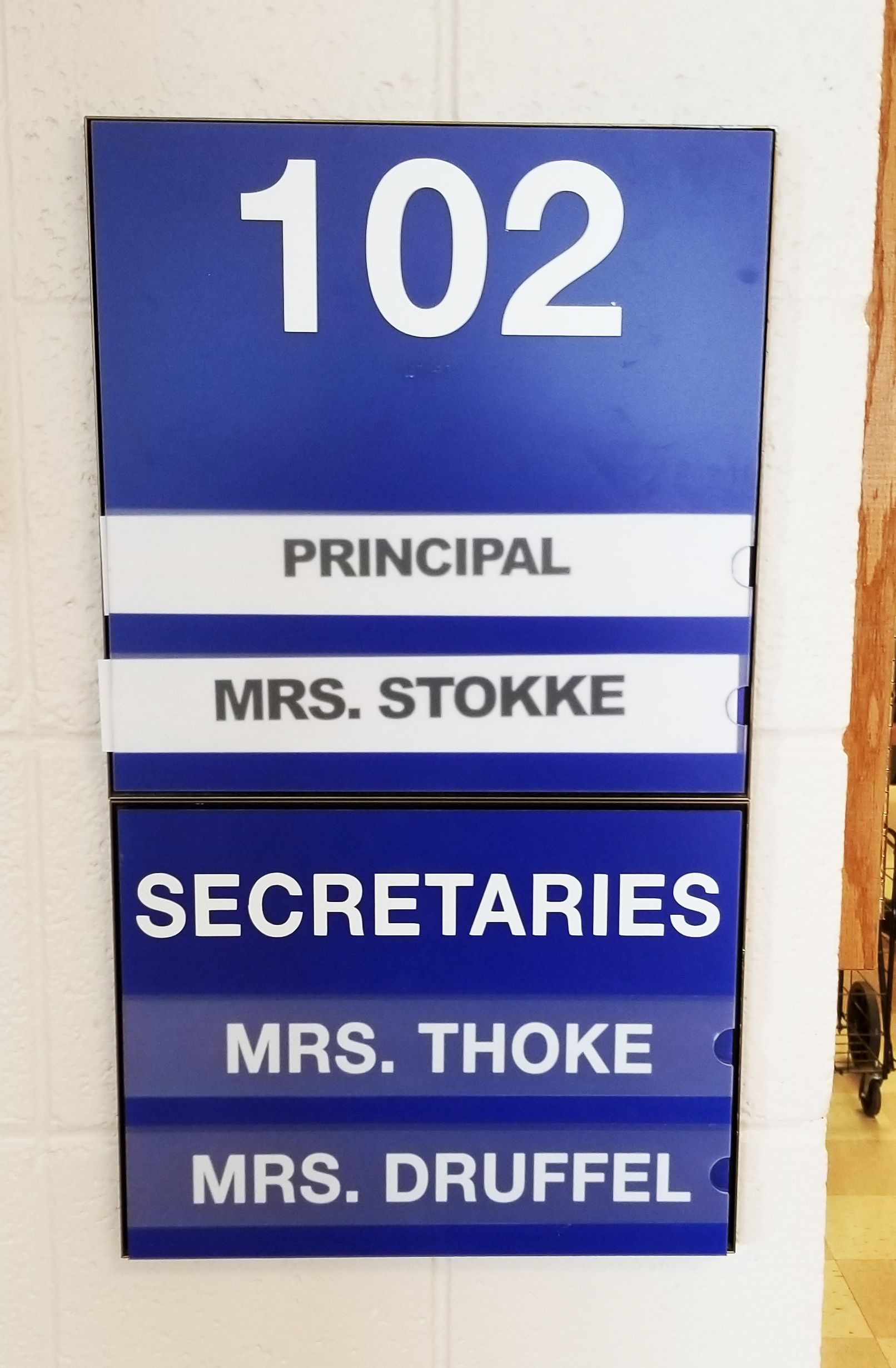 ADA & Disability Signage for Anderson Elementary school in St. Charles, IL 