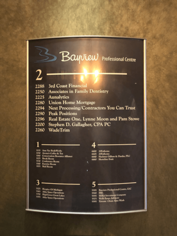 Directory and Wayfinding Signage