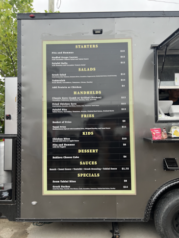 Menu Signs & Price List Signage