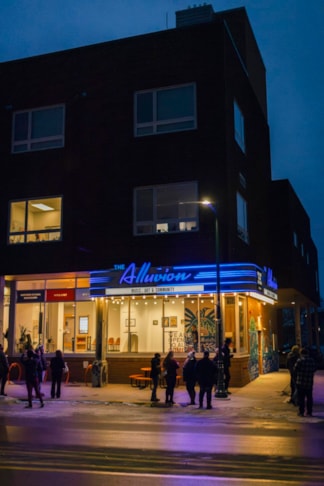 Alluvion marquee at Commongrounds 