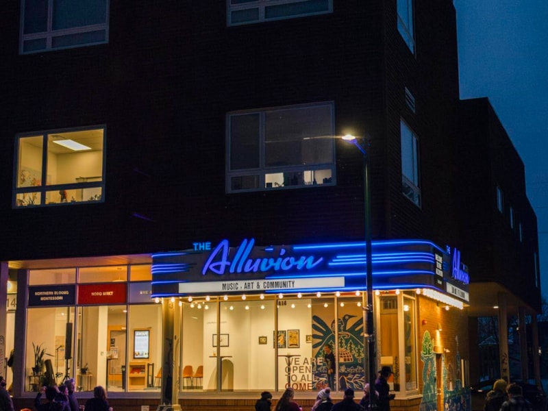 Alluvion marquee at Commongrounds