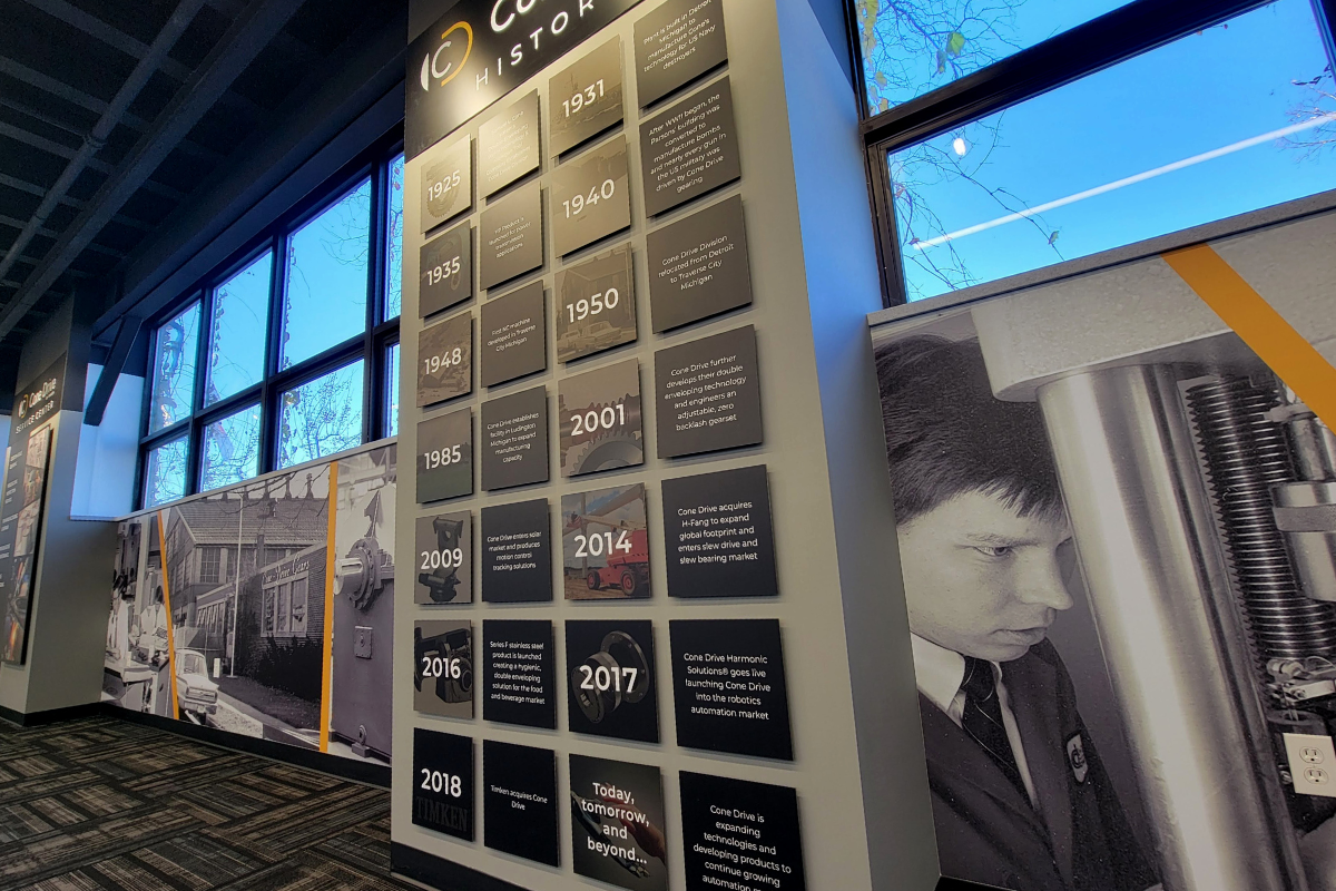 company history display