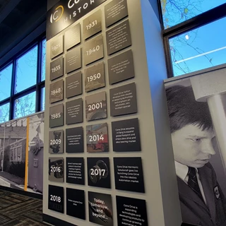 company history display