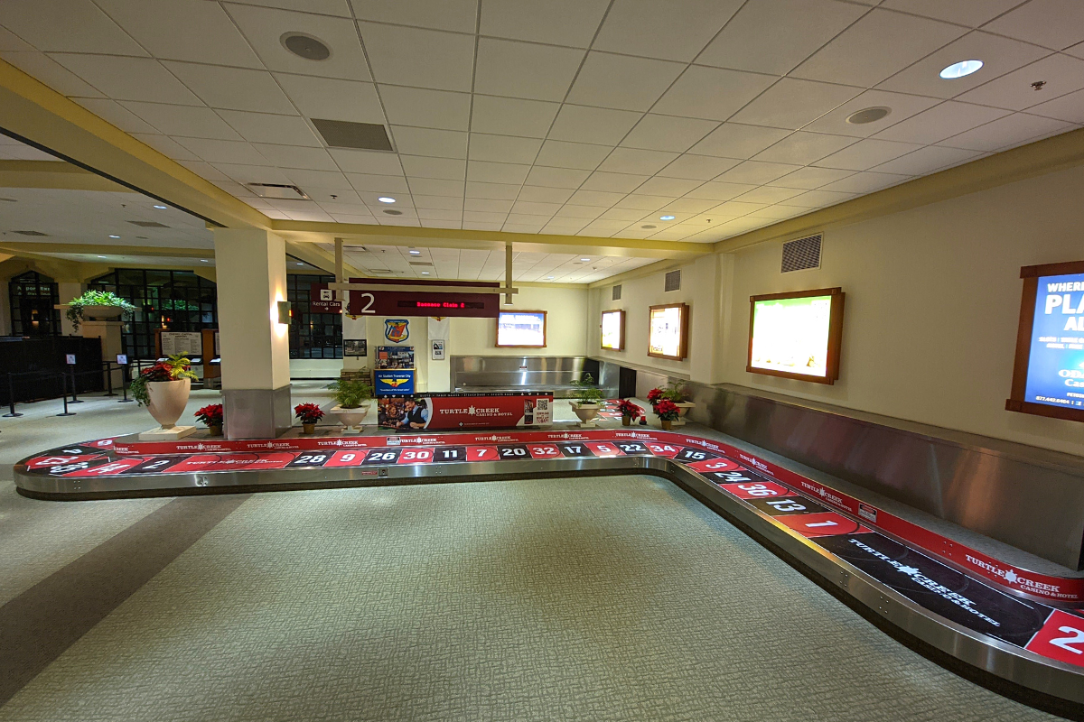 Vinyl Graphics for luggage belt 