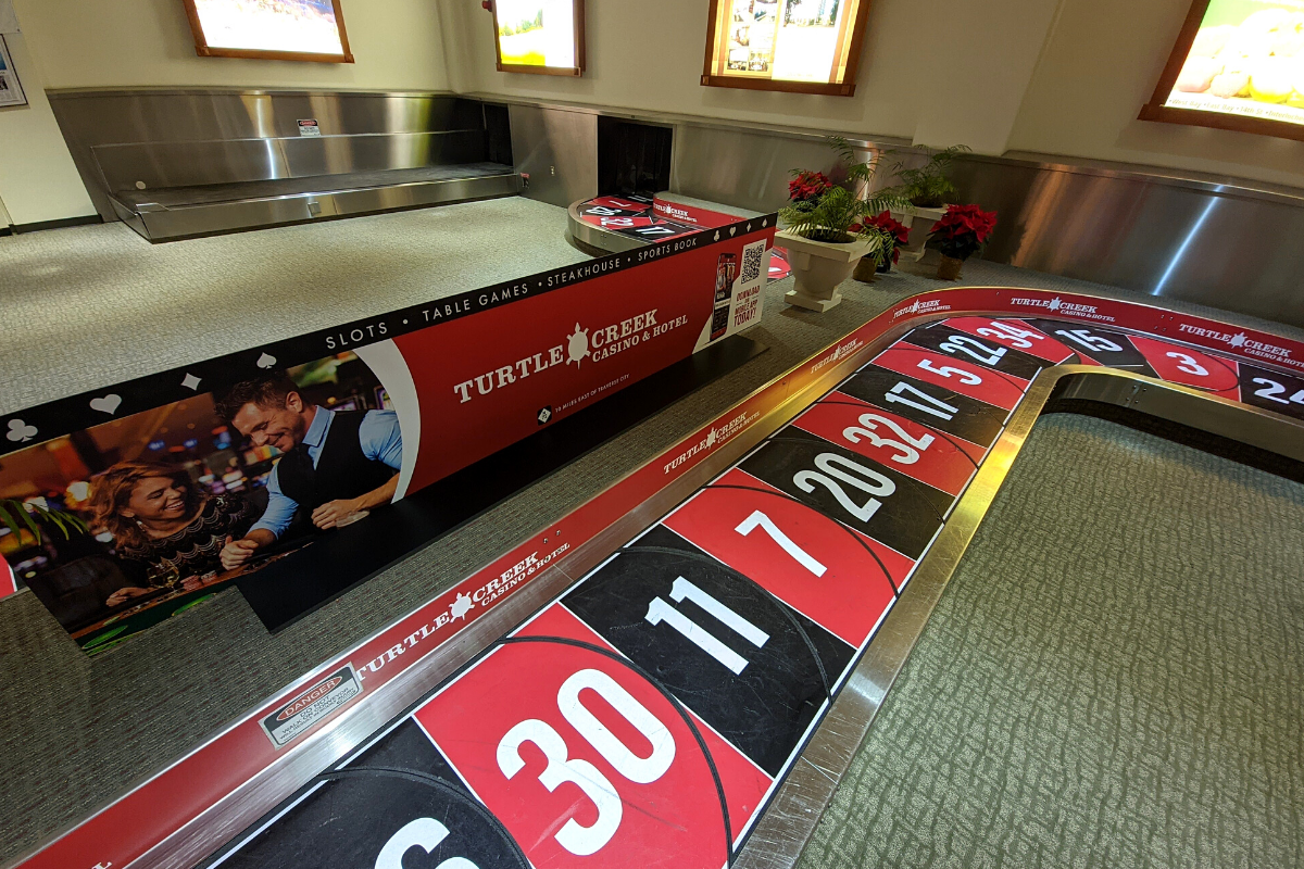 Vinyl Graphics for luggage belt 