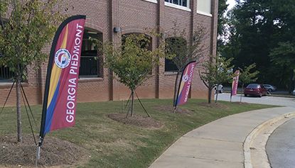 College Flags and Signage