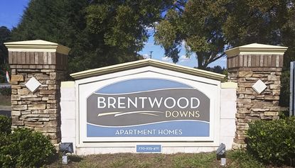 Monument Sign with Rock and Stucco Tucker, GA