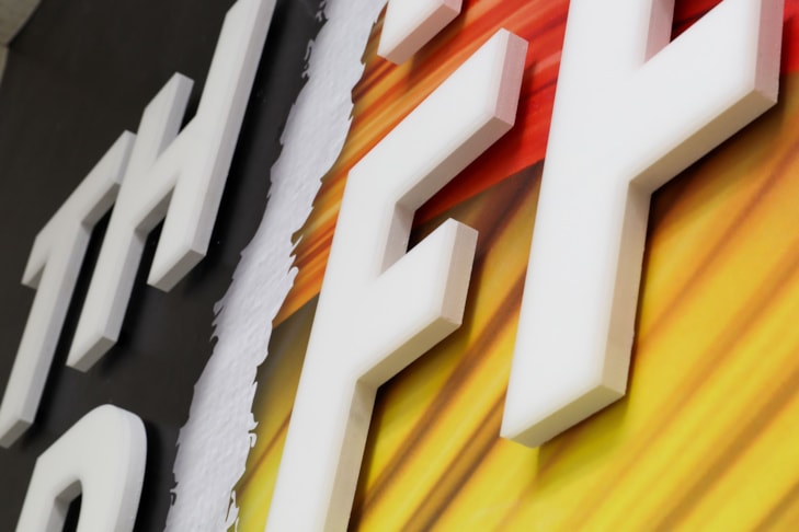 Wall Mural with Dimensional Letters | Tucker GA