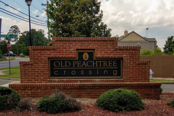 Sandblasted Monument Sign 