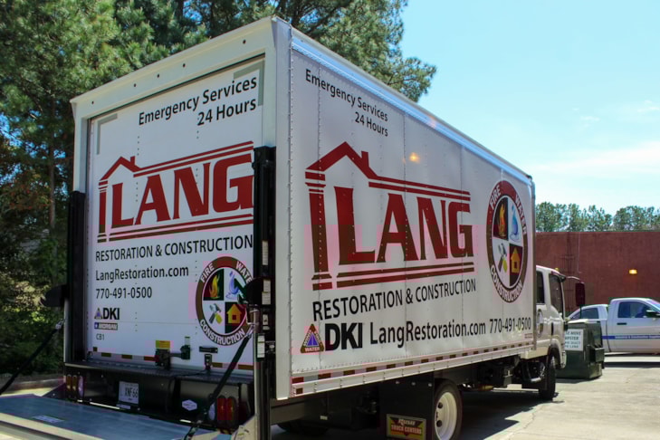 Lang Restoration & Construction | Vehicle Decals & Lettering | Tucker, GA