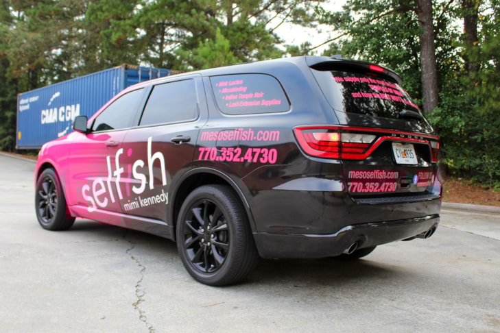 Full Vehicle Wrap | Beauty | Dunwoody, GA | Selfish by Mimi Kennedy