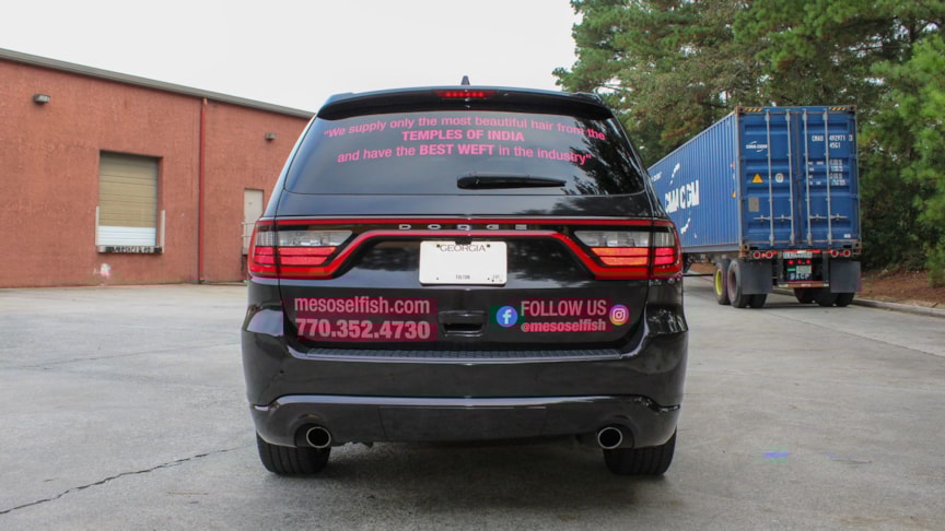 Full Vehicle Wrap | Beauty | Dunwoody, GA | Selfish by Mimi Kennedy