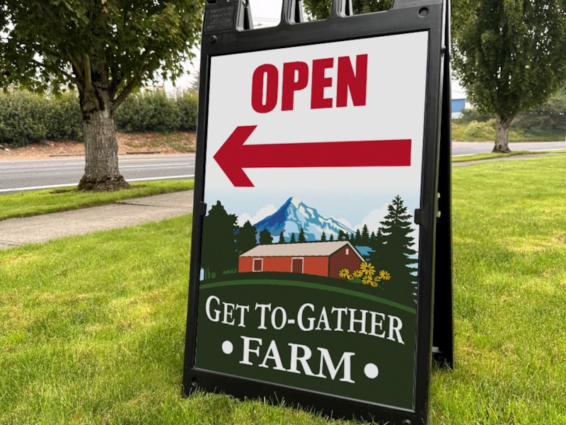 A-Frames & Sidewalk Signs | Restaurants & Foodservice | Vancouver, WA | Corrugated Plastic / CoroplastTM