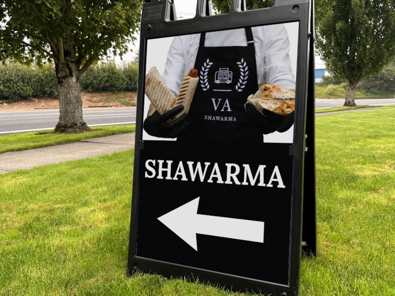 A-Frames & Sidewalk Signs | Restaurants & Foodservice | Vancouver, WA | Corrugated Plastic / CoroplastTM