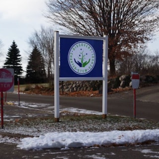 Di-Bond post and panel sign for Discovery Charter School in Inver Grove Heights, MN