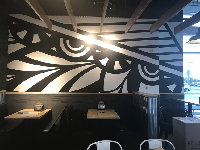 Vinyl Wall Graphic for Aloha Poke casual dining in Woodbury, MN