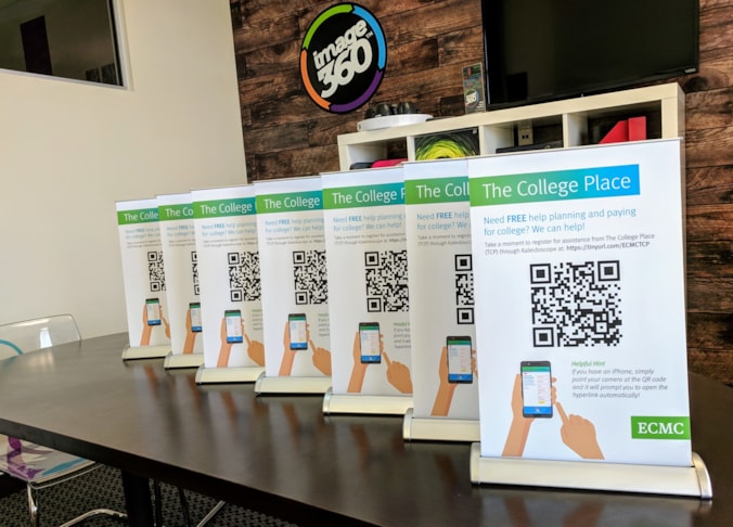 Mini Banner Stands 12 x 18