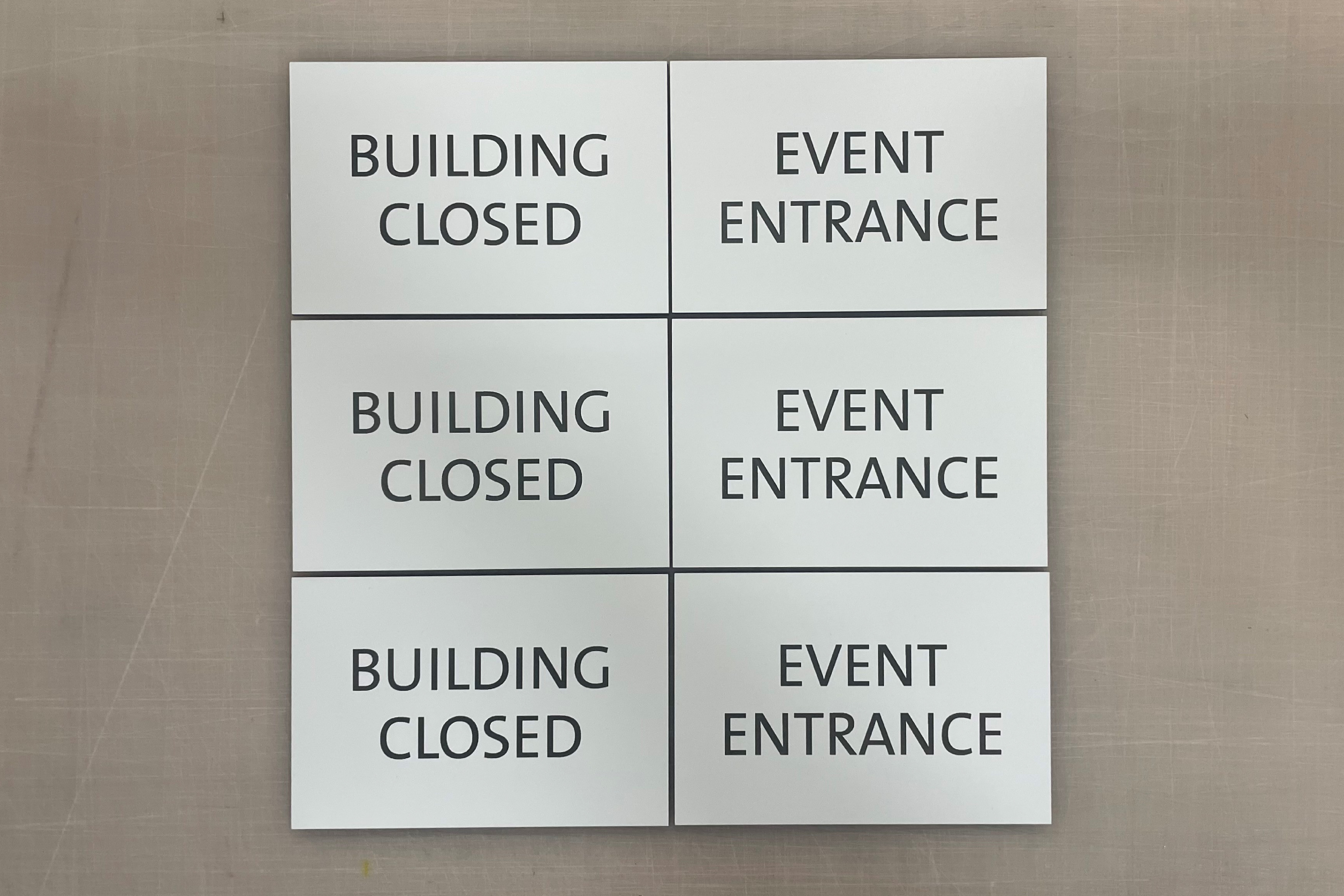 Directory and Wayfinding Signage | Professional Services | Plastic