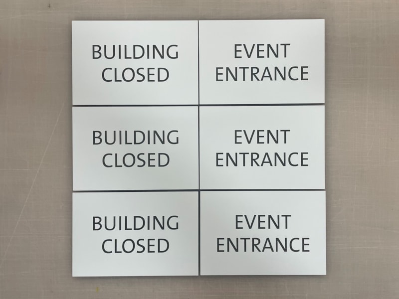 Directory and Wayfinding Signage | Professional Services | Plastic