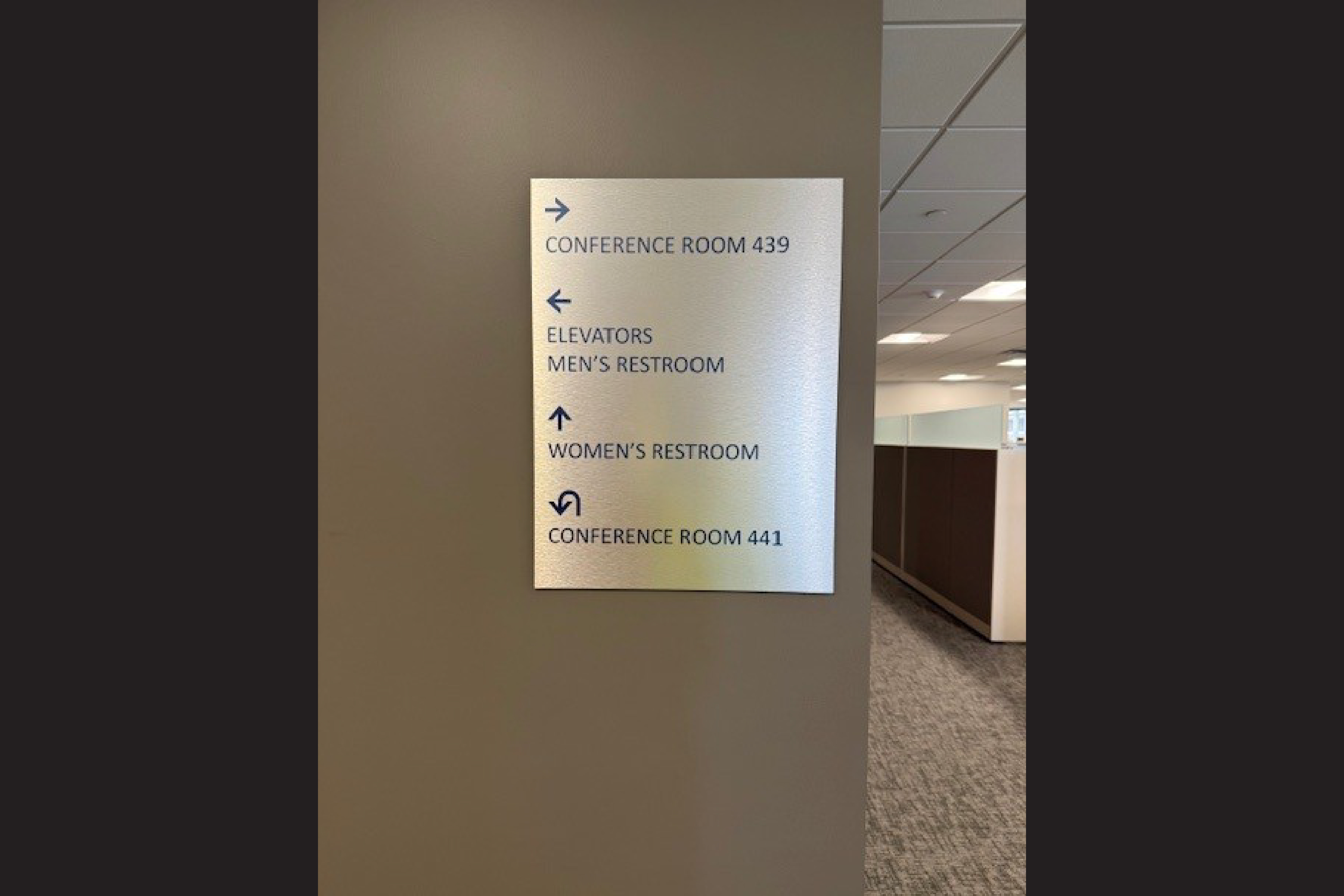 Directory and Wayfinding Signage | Professional Services | Aluminum