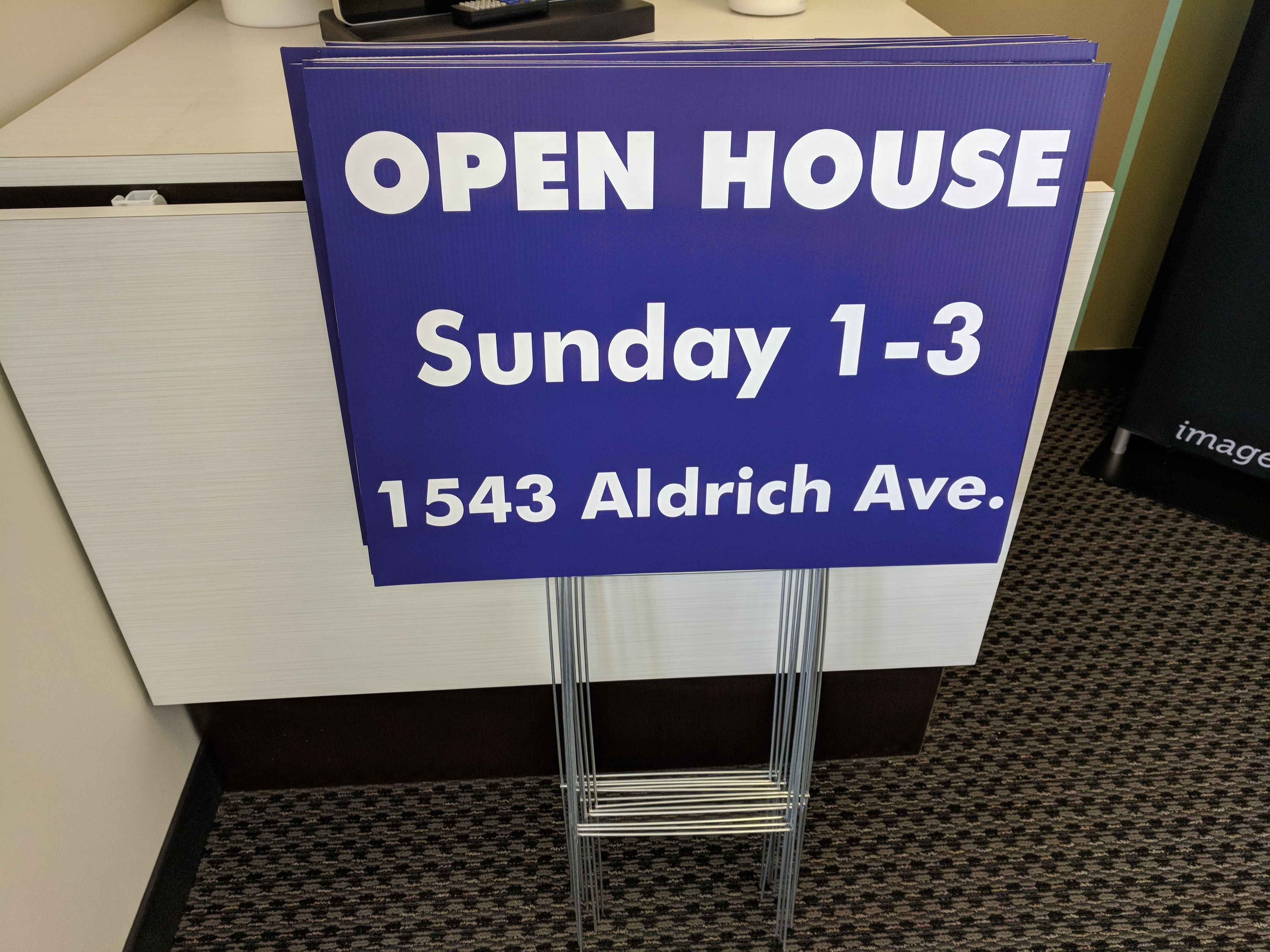 Real Estate Sign Frames