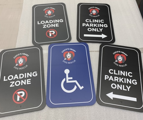 Parking Lot Signs